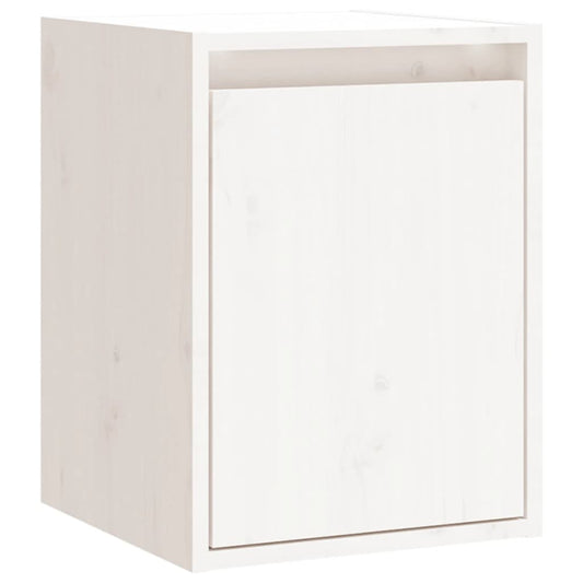 Wall Cabinet White 30x30x40 cm Solid Wood Pine Wall Cabinet White 30x30x40 cm Solid Wood Pine