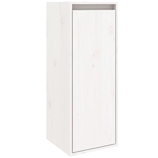 Wall Cabinet White 30x30x80 cm Solid Wood Pine Wall Cabinet White 30x30x80 cm Solid Wood Pine