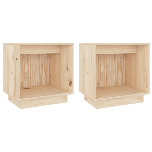 Bedside Cabinets 2 pcs 40x30x40 cm Solid Wood Pine Bedside Cabinets 2 pcs 40x30x40 cm Solid Wood Pine
