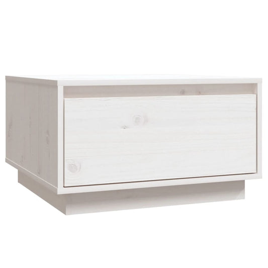 Coffee Table White 55x56x32 cm Solid Wood Pine Coffee Table White 55x56x32 cm Solid Wood Pine