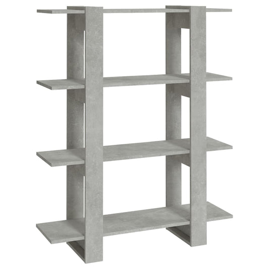 Book Cabinet/Room Divider Concrete Grey 100x30x123.5 cm Book Cabinet/Room Divider Concrete Grey 100x30x123.5 cm