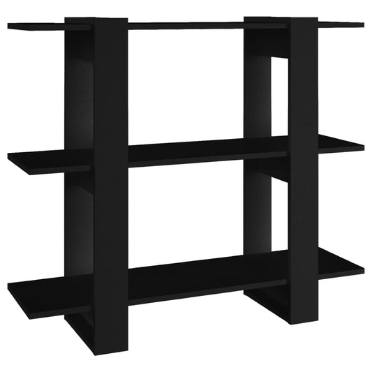 Book Cabinet/Room Divider Black 100x30x87 cm Book Cabinet/Room Divider Black 100x30x87 cm