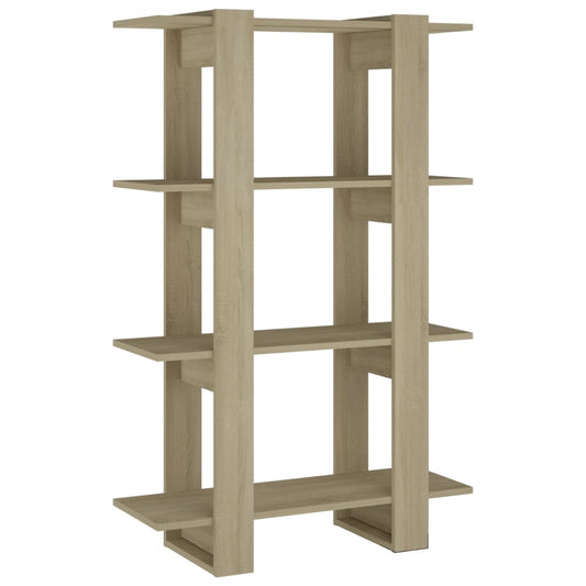 Book Cabinet/Room Divider Sonoma Oak 80x30x123.5 cm Book Cabinet/Room Divider Sonoma Oak 80x30x123.5 cm