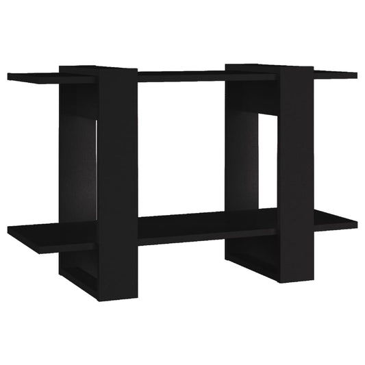 Book Cabinet/Room Divider Black 80x30x51 cm Book Cabinet/Room Divider Black 80x30x51 cm