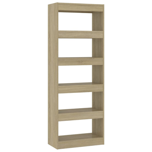 Book Cabinet/Room Divider Sonoma Oak 60x30x166 cm Engineered Wood Book Cabinet/Room Divider Sonoma Oak 60x30x166 cm Engineered Wood