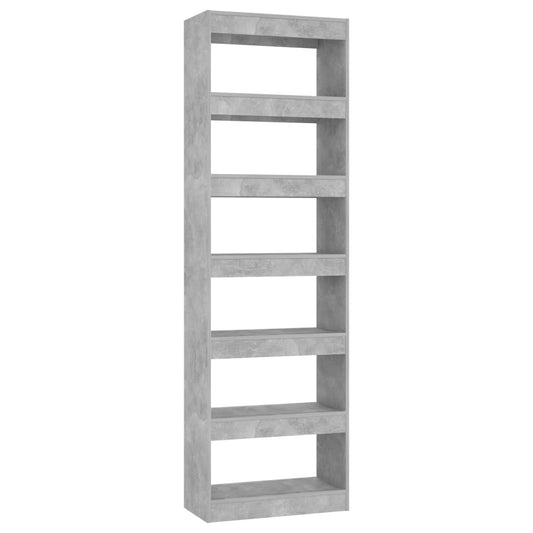 Book Cabinet/Room Divider Concrete Grey 60x30x198 cm Book Cabinet/Room Divider Concrete Grey 60x30x198 cm