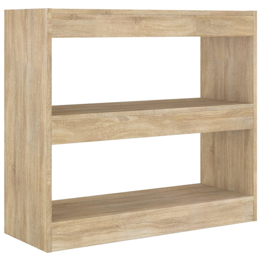 Book Cabinet/Room Divider Sonoma Oak 80x30x72 cm Book Cabinet/Room Divider Sonoma Oak 80x30x72 cm