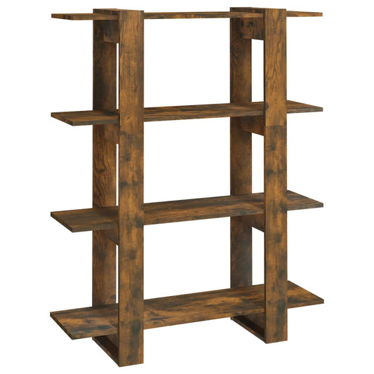 Book Cabinet/Room Divider Smoked Oak 100x30x123.5 cm Book Cabinet/Room Divider Smoked Oak 100x30x123.5 cm