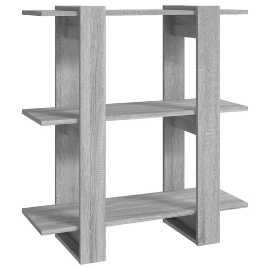 Book Cabinet/Room Divider Grey Sonoma 80x30x87 cm Book Cabinet/Room Divider Grey Sonoma 80x30x87 cm