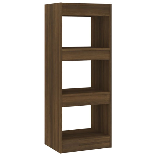 Book Cabinet/Room Divider Brown Oak 40x30x103 cm Engineered Wood Book Cabinet/Room Divider Brown Oak 40x30x103 cm Engineered Wood