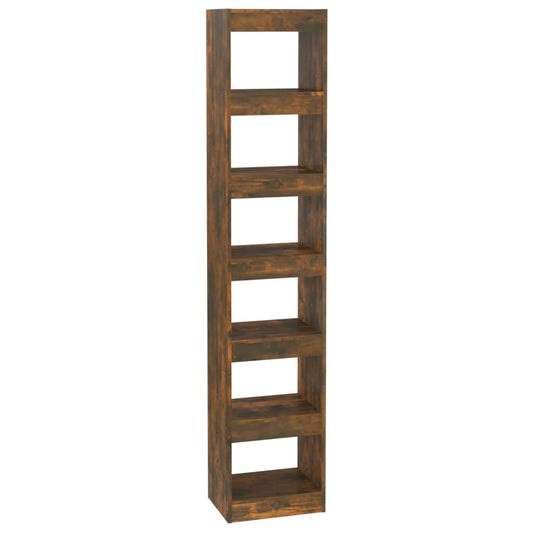 Book Cabinet/Room Divider Smoked Oak 40x30x198 cm Book Cabinet/Room Divider Smoked Oak 40x30x198 cm