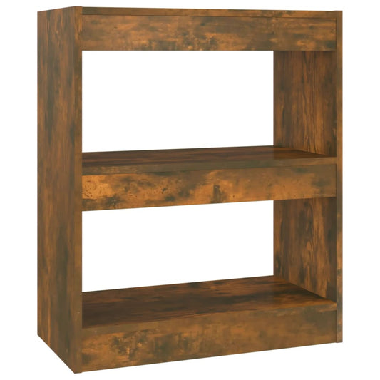 Book Cabinet/Room Divider Smoked Oak 60x30x72 cm Book Cabinet/Room Divider Smoked Oak 60x30x72 cm