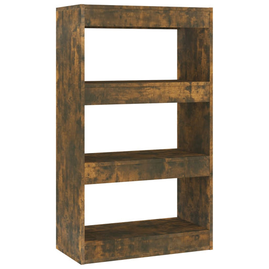 Book Cabinet/Room Divider Smoked Oak 60x30x103 cm Engineered Wood Book Cabinet/Room Divider Smoked Oak 60x30x103 cm Engineered Wood