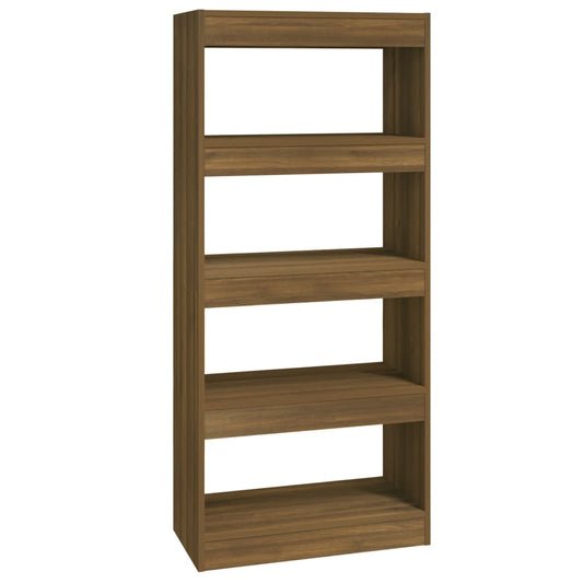 Book Cabinet/Room Divider Brown Oak 60x30x135 cm Engineered Wood Book Cabinet/Room Divider Brown Oak 60x30x135 cm Engineered Wood