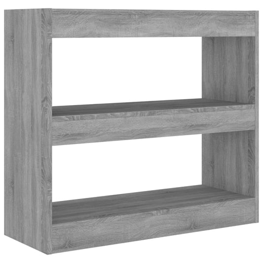 Book Cabinet/Room Divider Grey Sonoma 80x30x72 cm Book Cabinet/Room Divider Grey Sonoma 80x30x72 cm