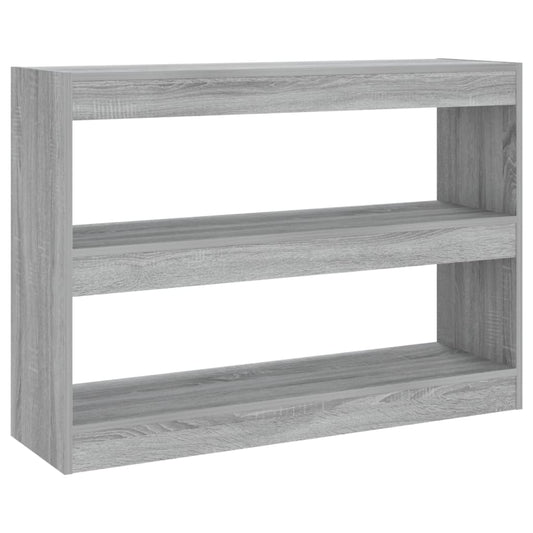 Book Cabinet/Room Divider Grey Sonoma 100x30x72 cm Book Cabinet/Room Divider Grey Sonoma 100x30x72 cm