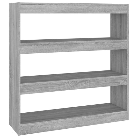 Book Cabinet/Room Divider Grey Sonoma 100x30x103 cm Book Cabinet/Room Divider Grey Sonoma 100x30x103 cm
