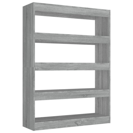 Book Cabinet/Room Divider Grey Sonoma 100x30x135 cm Book Cabinet/Room Divider Grey Sonoma 100x30x135 cm
