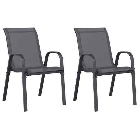 Stackable Garden Chair | Set of 2 | Stackable Chairs | Rectangular Stackable Garden Chair | Set of 2 | Stackable Chairs | Rectangular