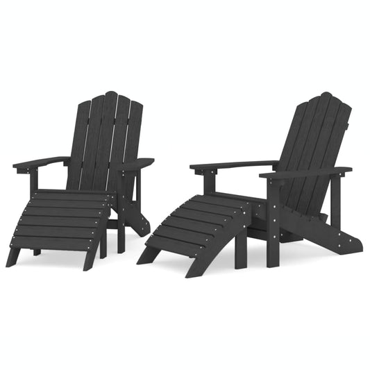 Garden Chair | Anthracite | HDPE (High Density Polyethylene), Steel Garden Chair | Anthracite | HDPE (High Density Polyethylene), Steel