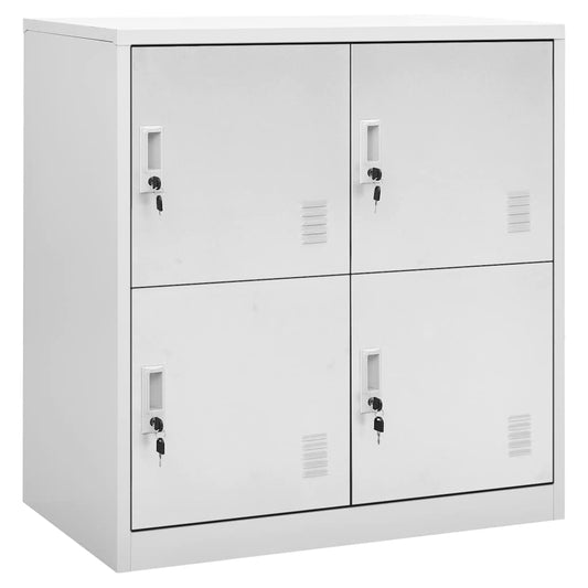 Locker Cabinets 5 pcs Light Grey 90x45x92,5 cm Steel Locker Cabinets 5 pcs Light Grey 90x45x92,5 cm Steel