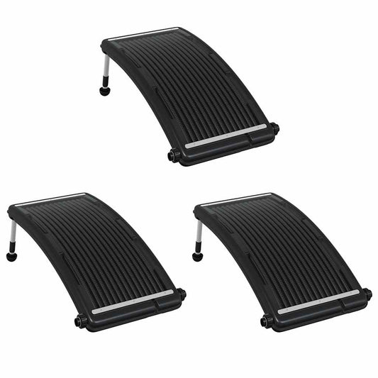 Solar Pool Heating Panel | Set of 3 | Black | HDPE | Standard Solar Pool Heating Panel | Set of 3 | Black | HDPE | Standard
