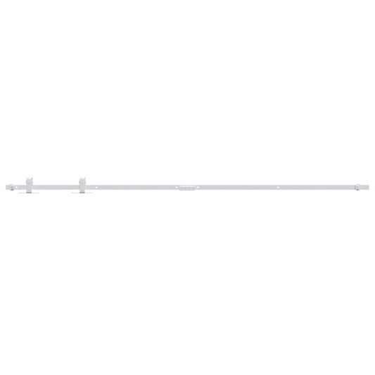 Mini Sliding Cabinet Door Kit Carbon Steel White 200 cm Mini Sliding Cabinet Door Kit Carbon Steel White 200 cm