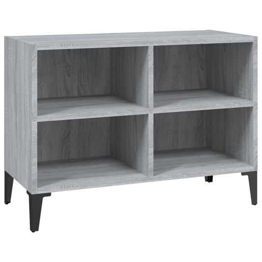 TV Cabinet with Metal Legs Grey Sonoma 69.5x30x50 cm TV Cabinet with Metal Legs Grey Sonoma 69.5x30x50 cm