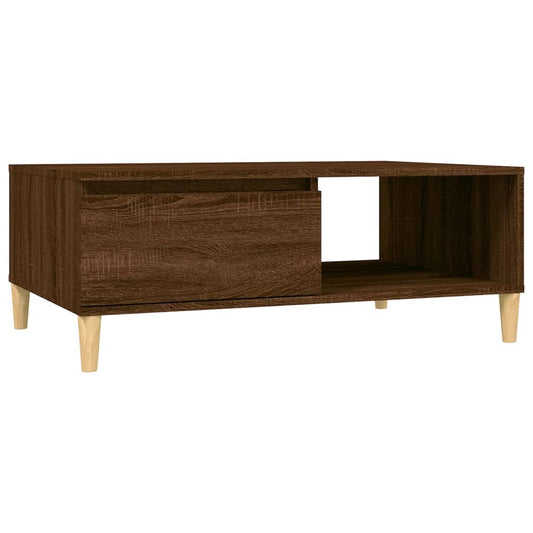 Coffee Table Brown Oak 90x60x35 cm Engineered Wood Coffee Table Brown Oak 90x60x35 cm Engineered Wood