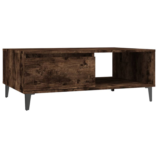 Coffee Table Smoked Oak 90x60x35 cm Engineered Wood Coffee Table Smoked Oak 90x60x35 cm Engineered Wood