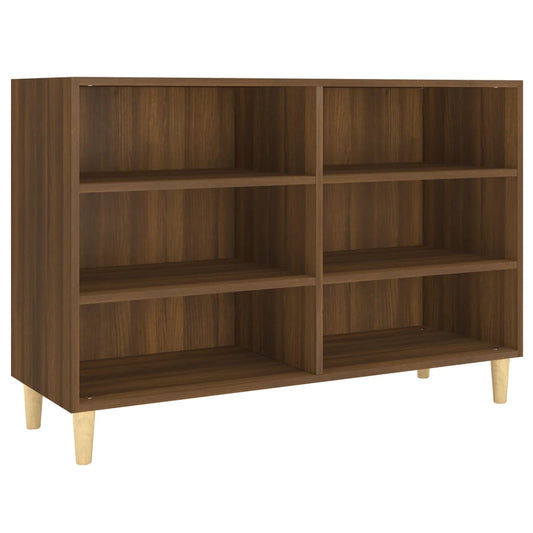 Sideboard Brown Oak 103.5x35x70 cm Engineered Wood Sideboard Brown Oak 103.5x35x70 cm Engineered Wood