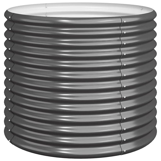 Garden Planter Galvanised Steel 80x80x68 cm Anthracite Garden Planter Galvanised Steel 80x80x68 cm Anthracite