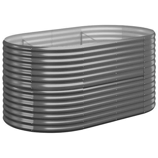 Garden Raised Bed Galvanised Steel 152x80x68 cm Anthracite Garden Raised Bed Galvanised Steel 152x80x68 cm Anthracite