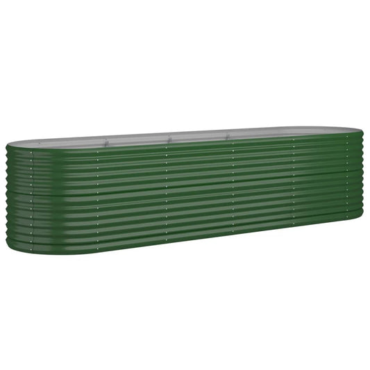 Garden Raised Bed | Green | Powder-coated steel | Large | Durable Garden Raised Bed | Green | Powder-coated steel | Large | Durable