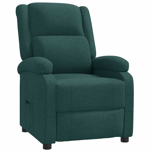Recliner Chair Dark Green Fabric Recliner Chair Dark Green Fabric