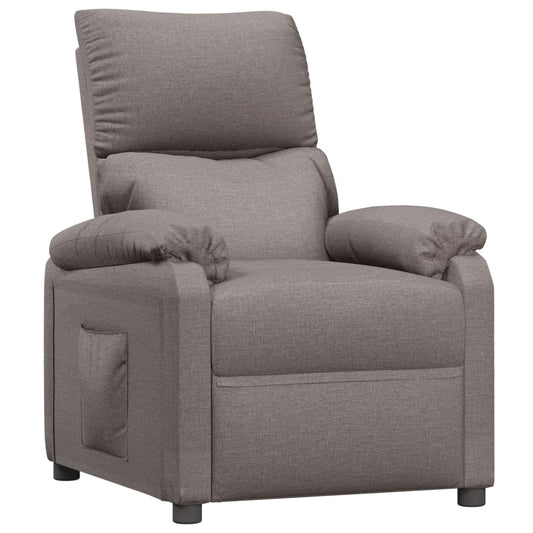 Recliner Chair Taupe Fabric Recliner Chair Taupe Fabric