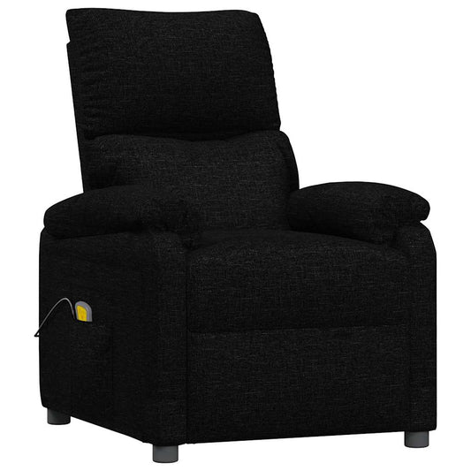 Massage Chair Black Fabric Massage Chair Black Fabric