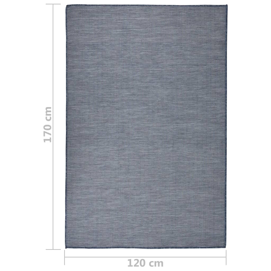 Outdoor Rug | Blue | Polypropylene | 120 x 170 cm