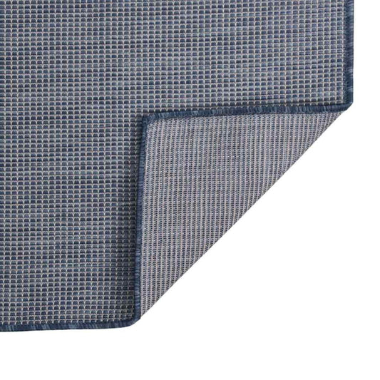 Outdoor Flatweave Rug 160x230 cm Blue Outdoor Flatweave Rug 160x230 cm Blue