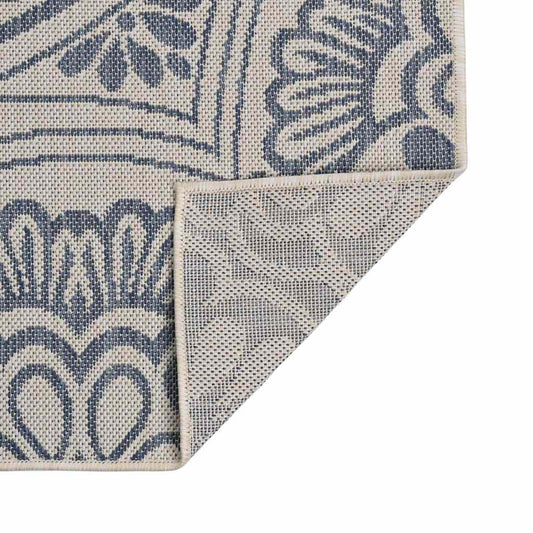 Outdoor Flatweave Rug 200x280 cm Blue Pattern Outdoor Flatweave Rug 200x280 cm Blue Pattern