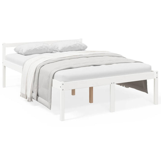 Senior Bed without Mattress White 120x190cm Small Double Senior Bed without Mattress White 120x190cm Small Double