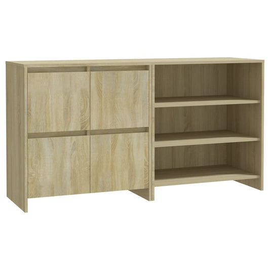 2 Piece Sideboard Sonoma Oak Engineered Wood 2 Piece Sideboard Sonoma Oak Engineered Wood