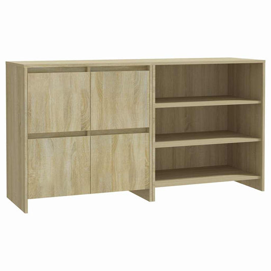 2 Piece Sideboard Sonoma Oak Engineered Wood 2 Piece Sideboard Sonoma Oak Engineered Wood