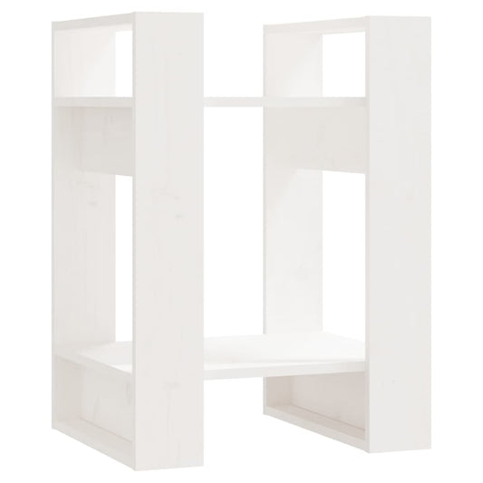 Book Cabinet/Room Divider White 41x35x57 cm Solid Wood Pine Book Cabinet/Room Divider White 41x35x57 cm Solid Wood Pine