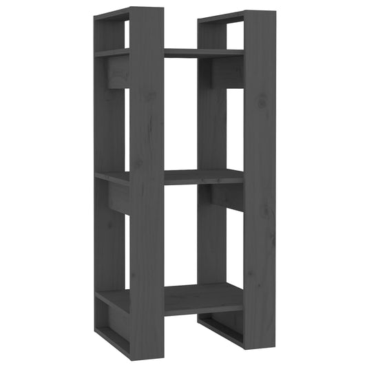 Book Cabinet/Room Divider Grey 41x35x91 cm Solid Wood Pine Book Cabinet/Room Divider Grey 41x35x91 cm Solid Wood Pine