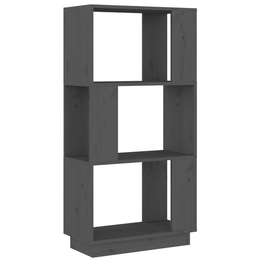 Book Cabinet/Room Divider Grey 51x25x101 cm Solid Wood Pine Book Cabinet/Room Divider Grey 51x25x101 cm Solid Wood Pine