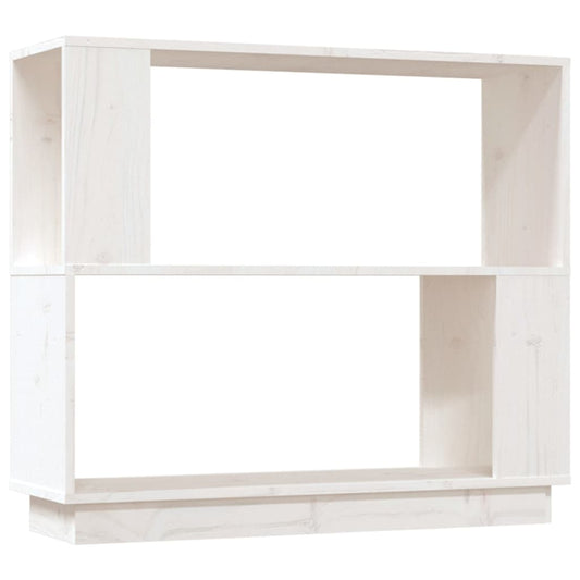 Book Cabinet/Room Divider White 80x25x70 cm Solid Wood Pine Book Cabinet/Room Divider White 80x25x70 cm Solid Wood Pine