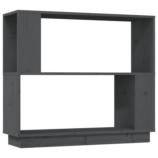 Book Cabinet/Room Divider Grey 80x25x70 cm Solid Wood Pine Book Cabinet/Room Divider Grey 80x25x70 cm Solid Wood Pine
