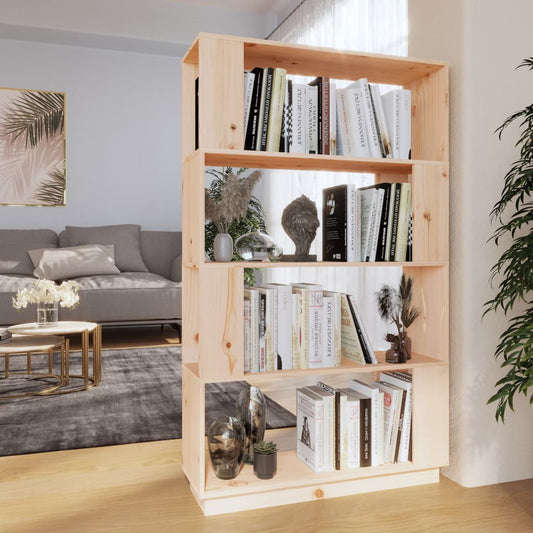 Book Cabinet | Natural wood | Solid pine wood | 80 x 25 x 132 cm Book Cabinet | Natural wood | Solid pine wood | 80 x 25 x 132 cm