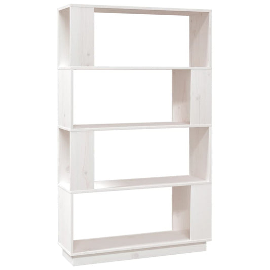Book Cabinet/Room Divider White 80x25x132 cm Solid Wood Pine Book Cabinet/Room Divider White 80x25x132 cm Solid Wood Pine